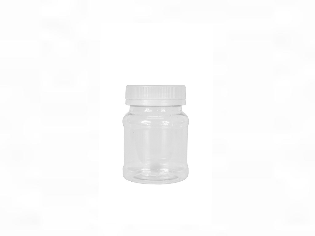 125ML,PET,Vitamin Jar,White Cap