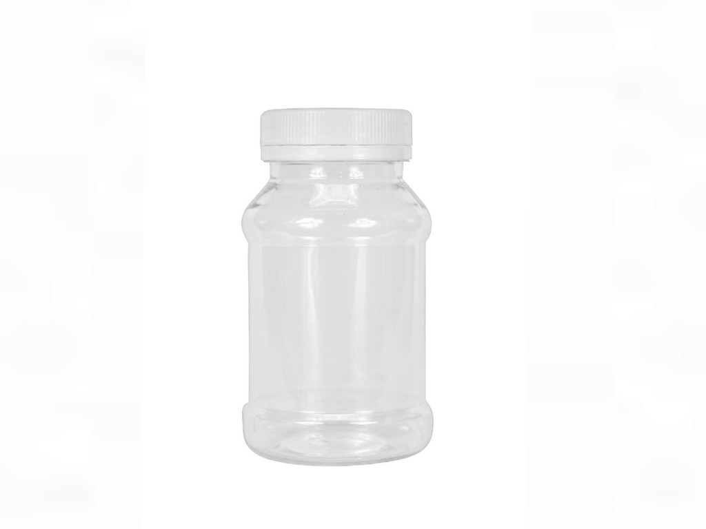 250ML,PET,Vitamin Jar,White Cap