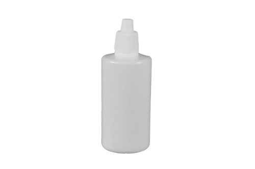 60ml Plastic Dropper Bottle with Nozzle Plug &amp; Cap, Body Color: Natural White