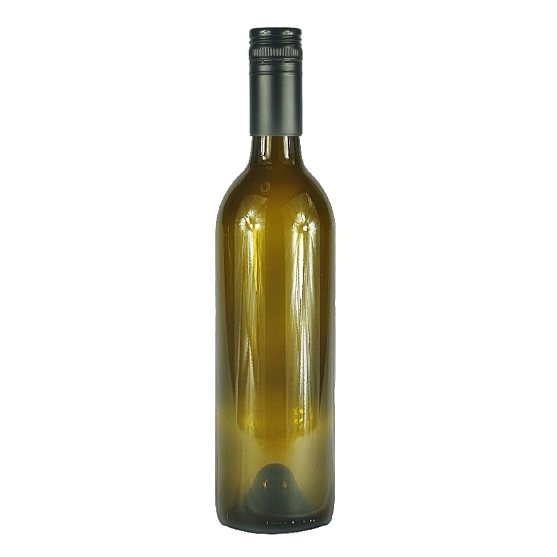 750ml, Wine Bottle, Antique, Black Metal Screw Cap
