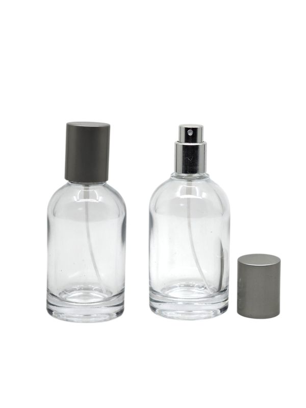 50ml Glass Lelabo Spray wirh Matte Silver Spray Cap