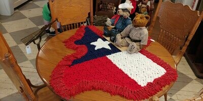 Texas Afghan - crocheted
