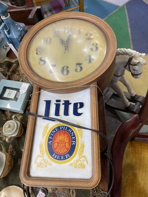 Miller lite clock