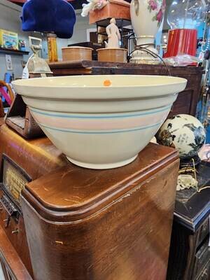 McCoy large pottery bowl (approx 10") - vintage