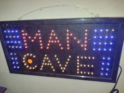 Man Cave sign - lighted