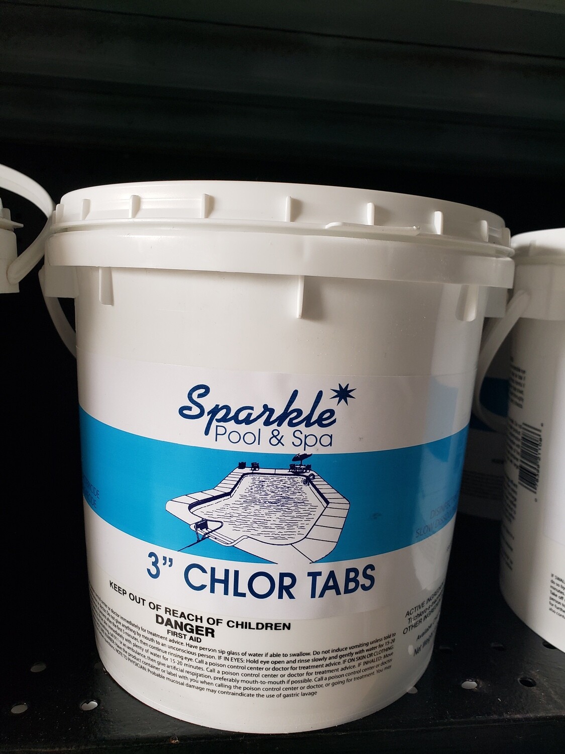 8LB 3 in CHLOR TABS