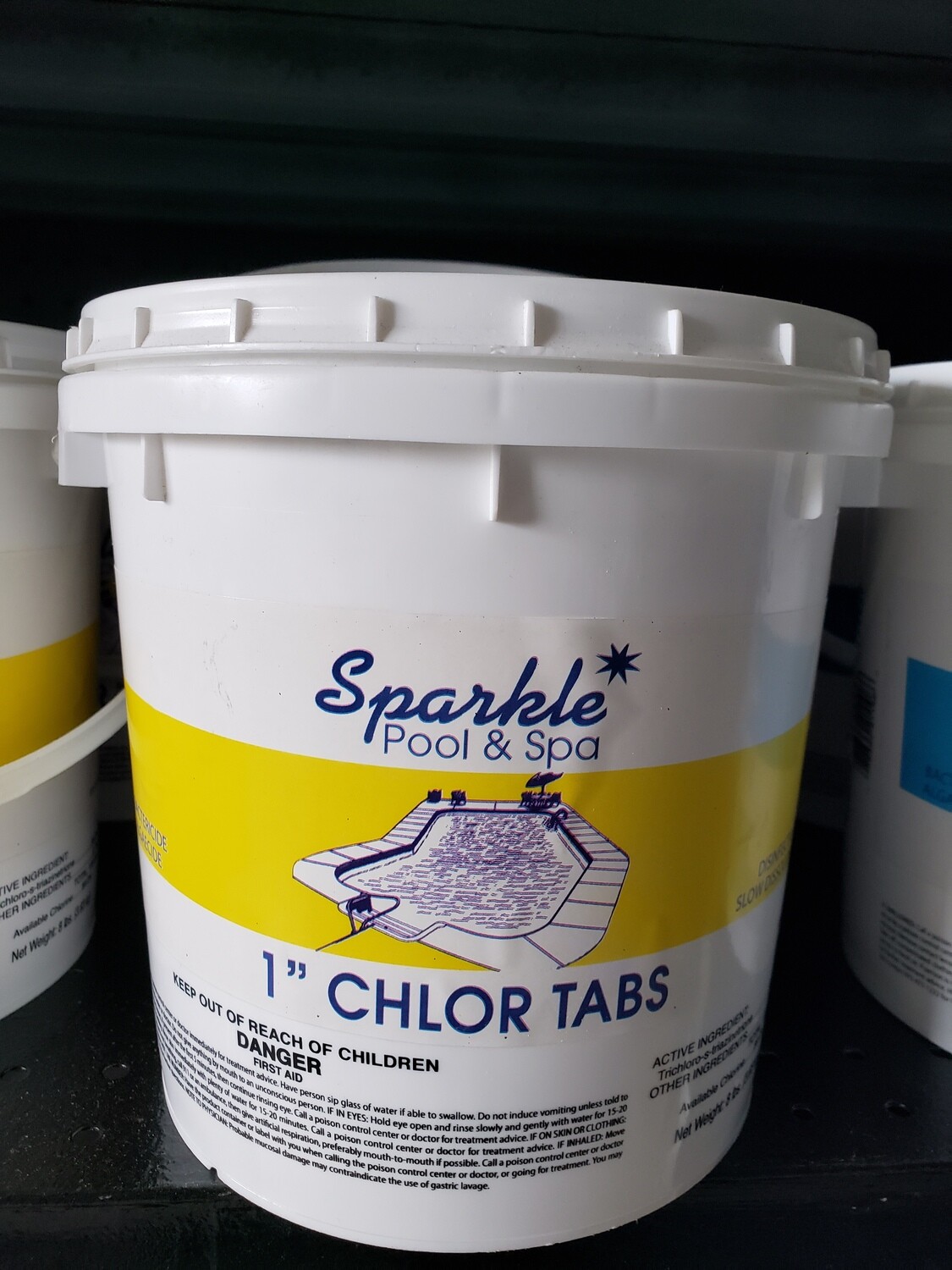 8LB 1 in CHLOR TABS