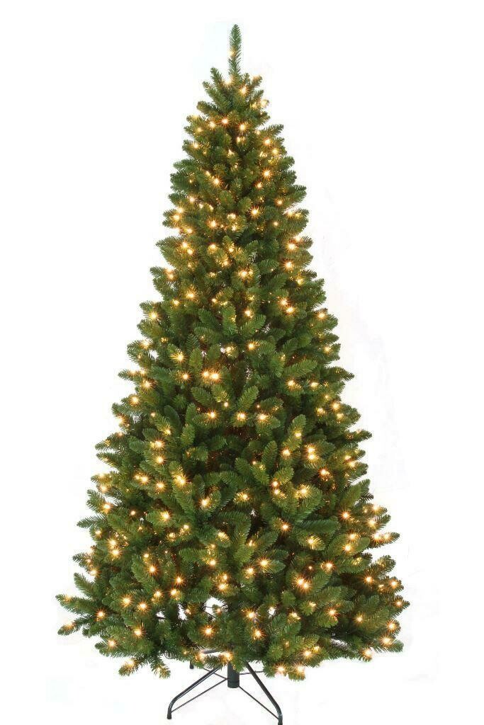 FINAL SALE 40310 6.5&#39; PRE-LIT Springfield Tree CLEAR