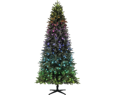 TREE# 20 FINAL SALE P19005 HAMPTON 7.5&#39; 390 TWINKLE LGTS