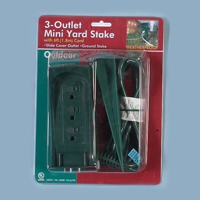 28005 3 OUTLET GROUND STAKE