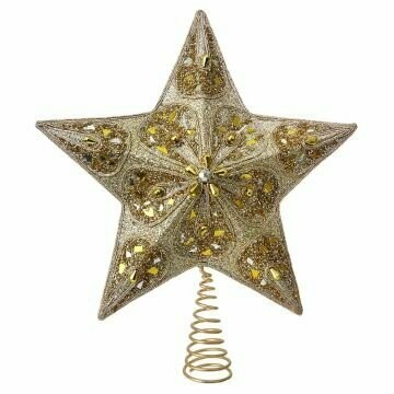 S4400 GOLD STAR TREE TOPPER