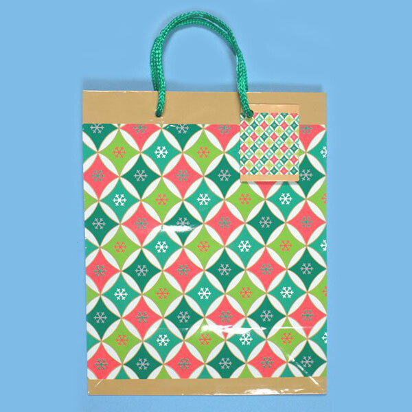 85520 &quot;x9&quot; Lam Xmas Gift Bag