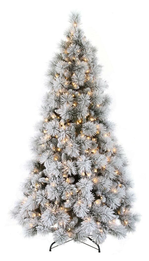 TREE#  40319 4.5&#39; White Mountain pre-lit CLEAR