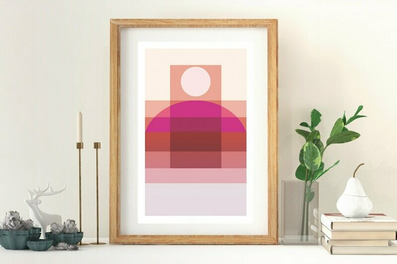 Ethereal I. Serie Morada. Sunset Collection Aida Tejero