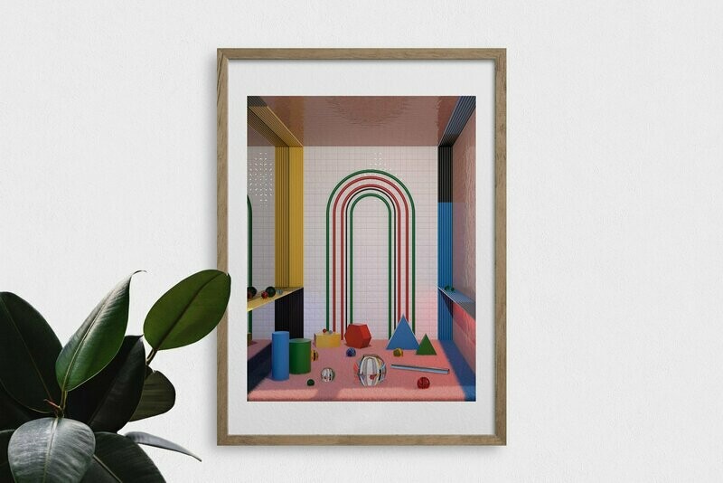 Ana de Santos Geometric colors