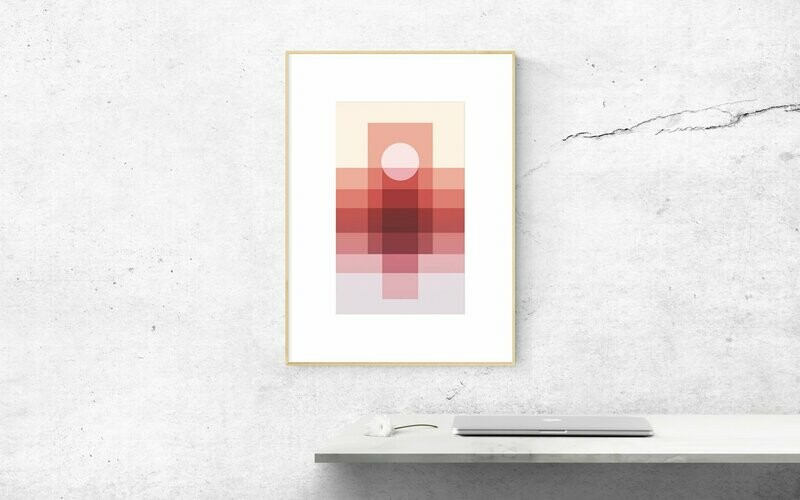 Ethereal I. Serie Naranja. Sunset Collection Aida Tejero