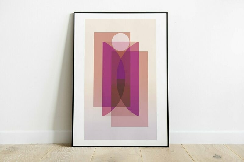 Ethereal III. Serie Morada. Sunset Collection Aida Tejero