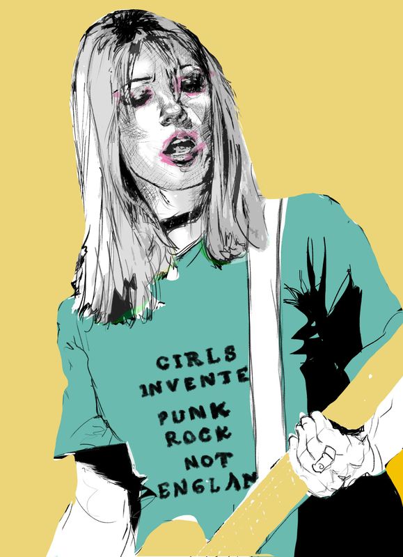 ​​Montse Galán. Kim Gordon.