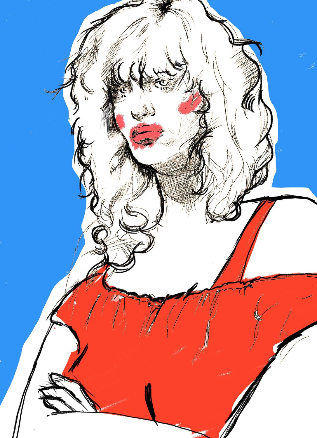 Montse Galán. Courtney Love
