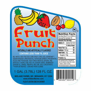FRUIT DRINK-FRUIT PUNCH GAL