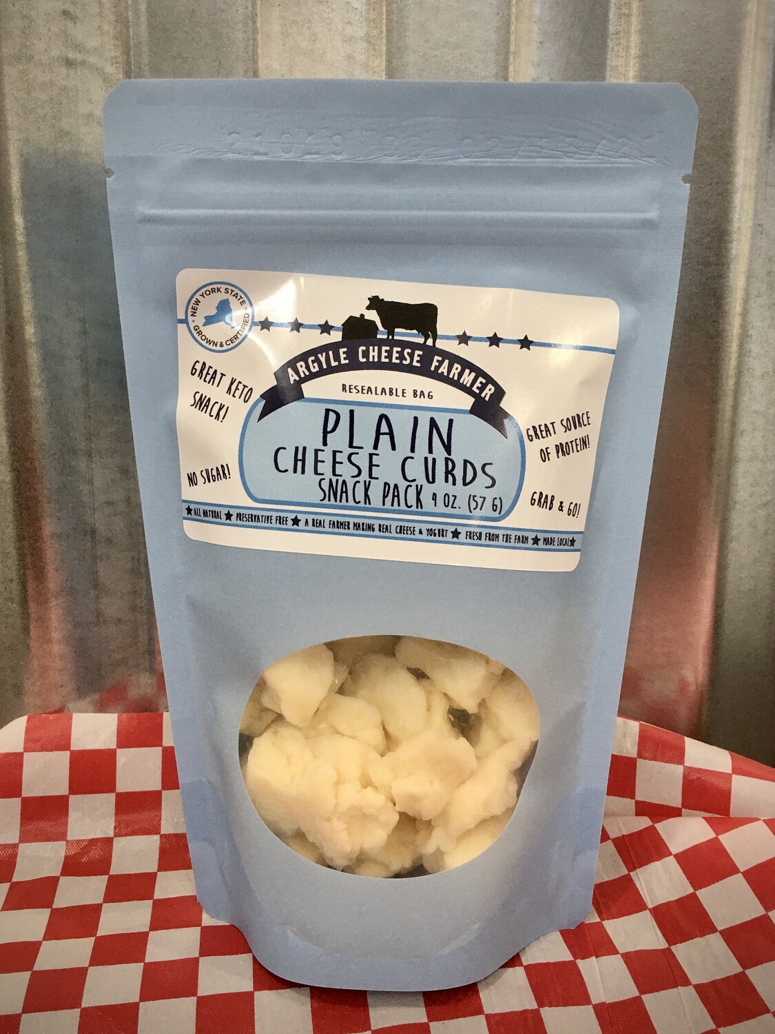 Cheese Curd Plain 4oz