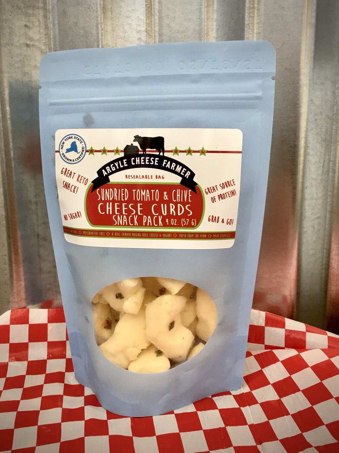 Cheese Curd Dry Tom/Chive 4oz