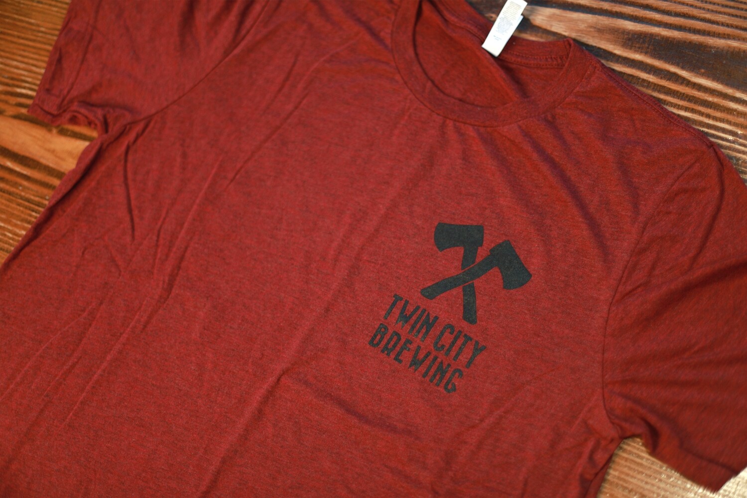 Axes & Sawblade Shirt (Maroon)