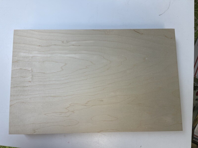 1/4’” 5.2mm Maple MDF Core 12x20
12 Pieces