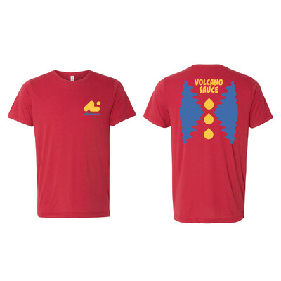 Volcano Sauce T-shirt: Red