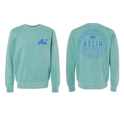 Garment-Dyed Crewneck: Mint
