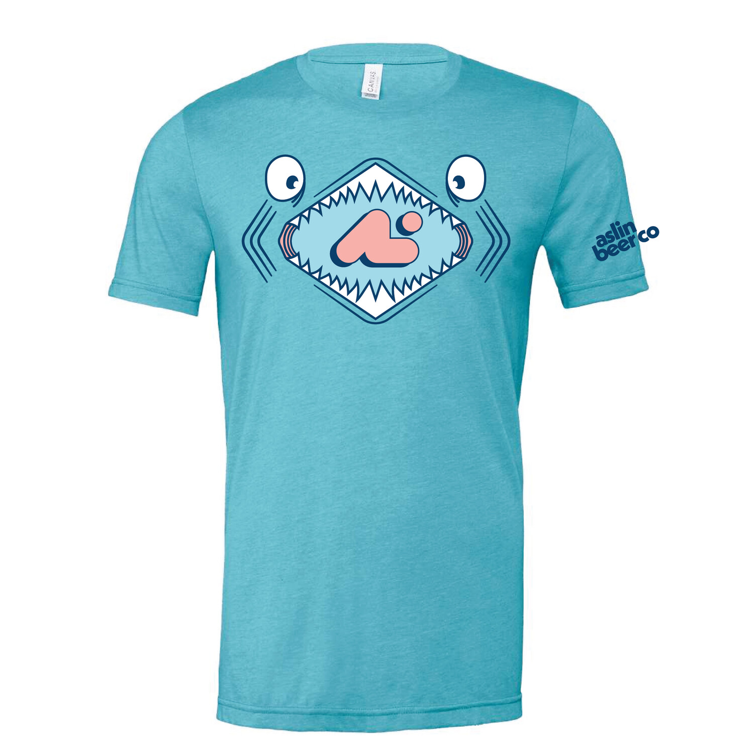 Aslin Beer Co Baby Shark Tshirt Aqua