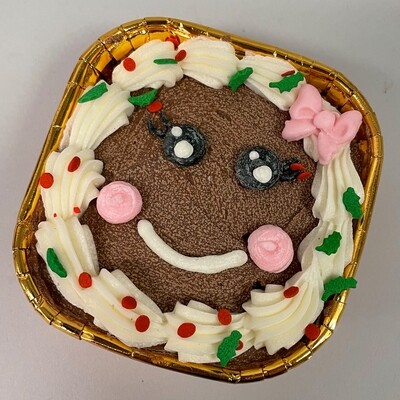 Gingerbread Girl Mini Cake