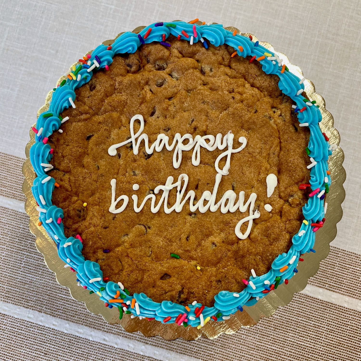 Chocolate Chip Cookie Cake