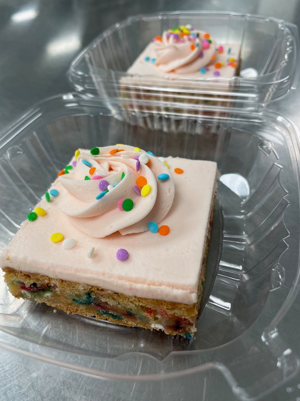 Cake Batter Blondies