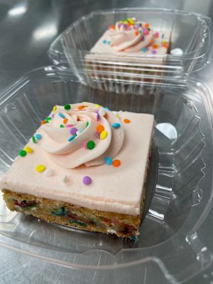 Cake Batter Blondies
