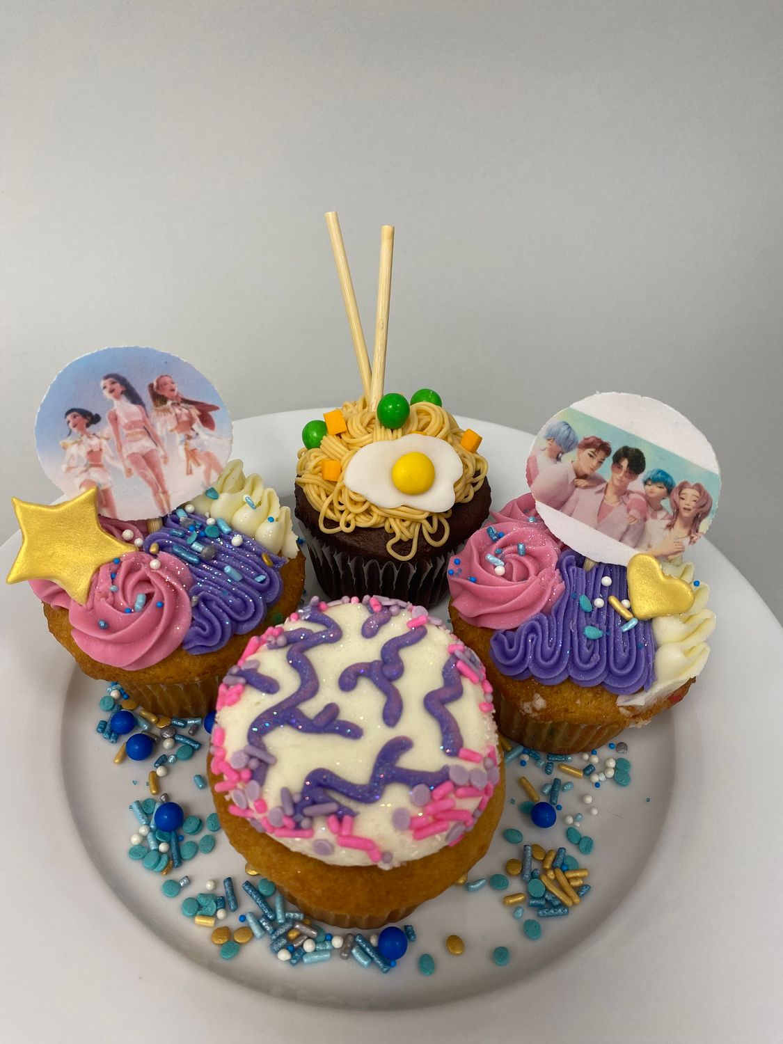 K-Pop Demon Hunters Kids Cupcake Decorating Class