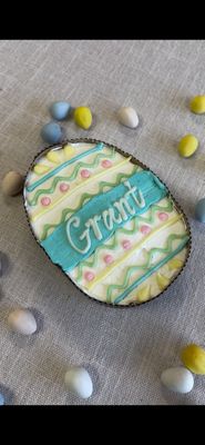 Personalized Easter Egg Cake- Available 4/3 &amp; 4/4 ONLY