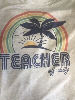Teacher off duty