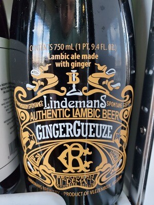 Lindemans Ginger Gueuze 25.4 oz bot