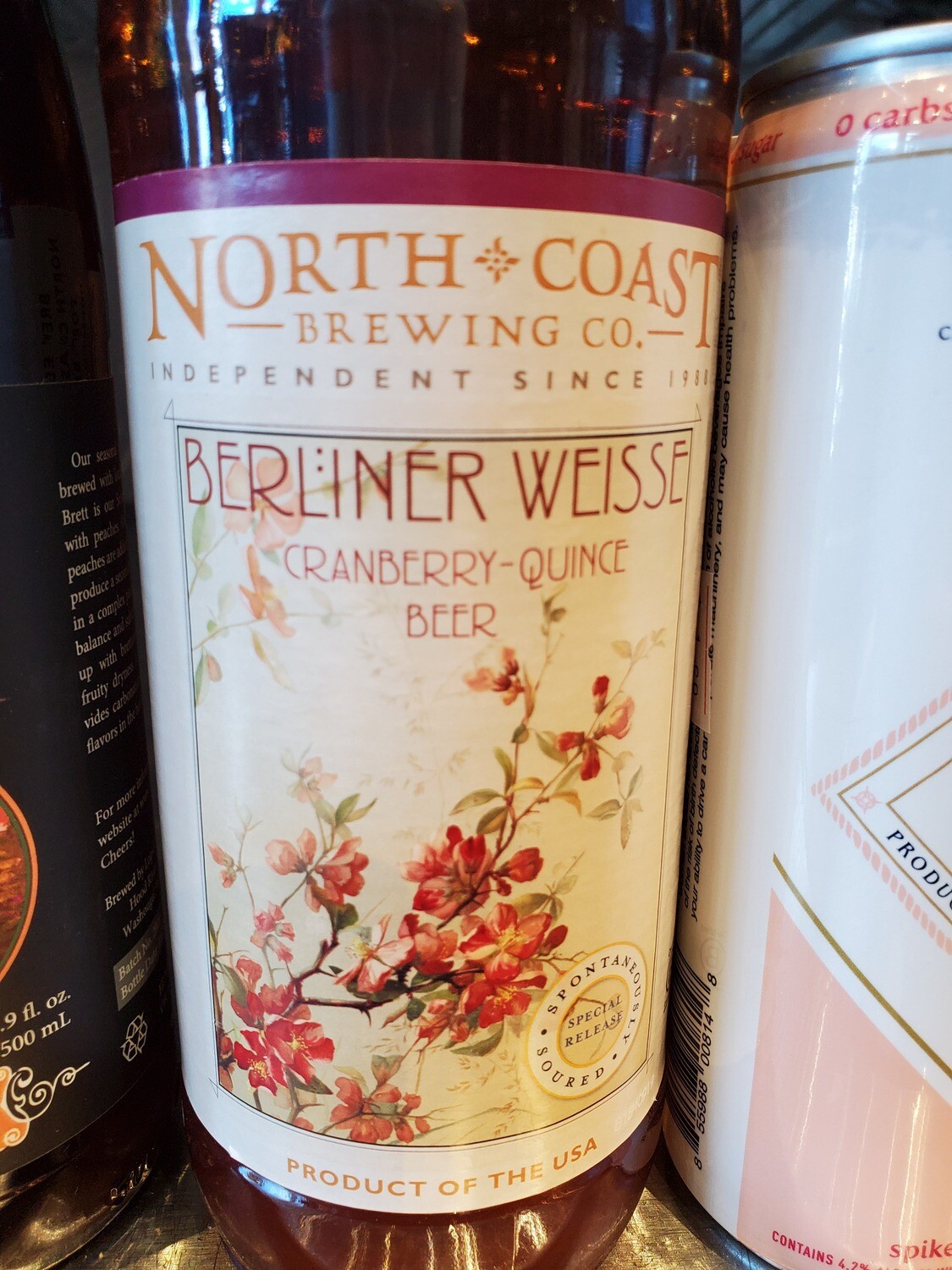 North Coast Cranberry Quince Berlinerweisse 22oz bot