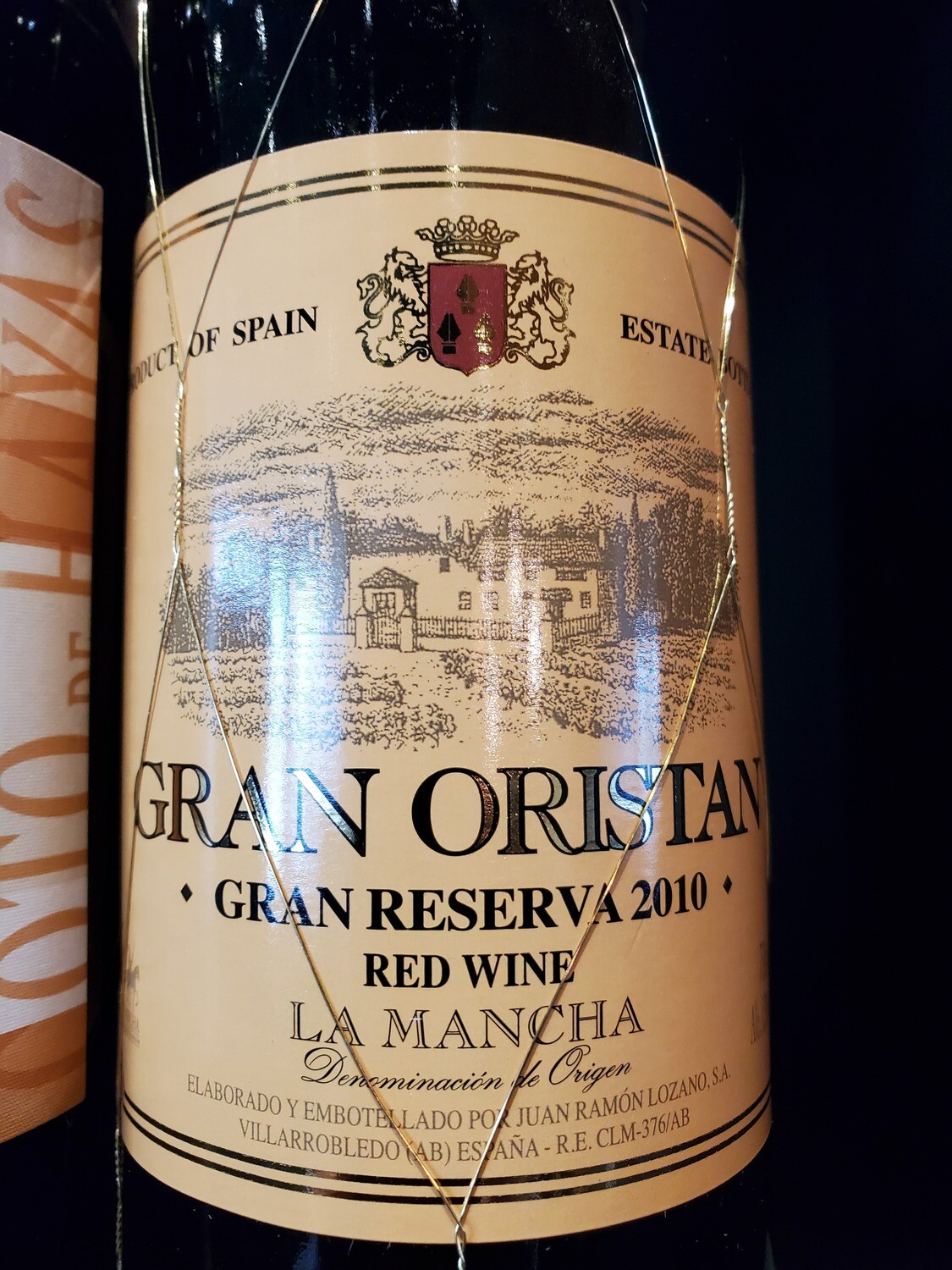 BOTTLE Gran Oristan GRAN RESERVA Red Blend