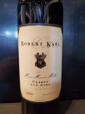 BOTTLE Robert Karl CLARET Red Blend