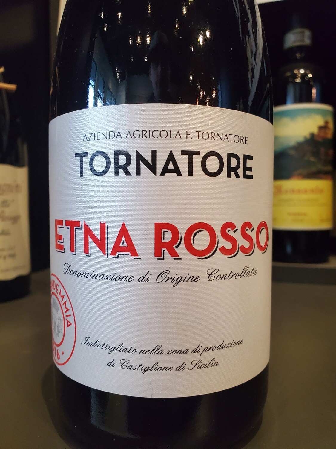 BOTTLE Tornatore Etna Rosso