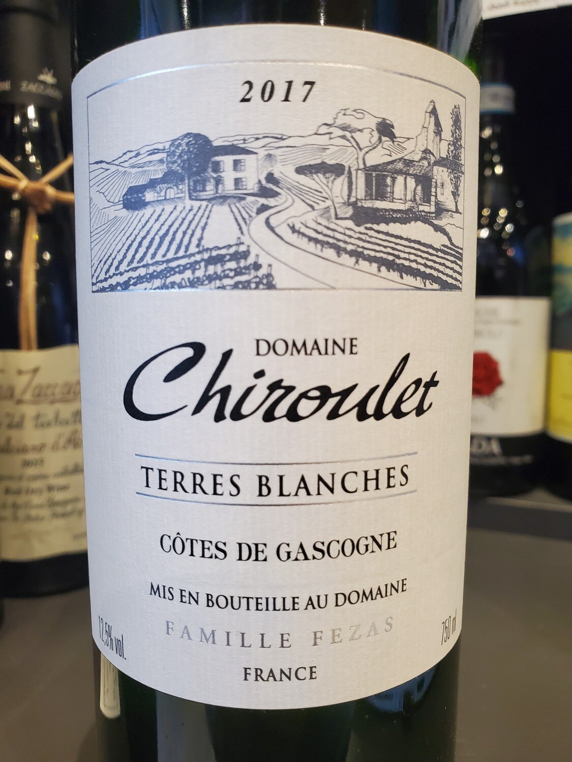 BOTTLE Chiroulet TERRES BLANCHES White Gascony