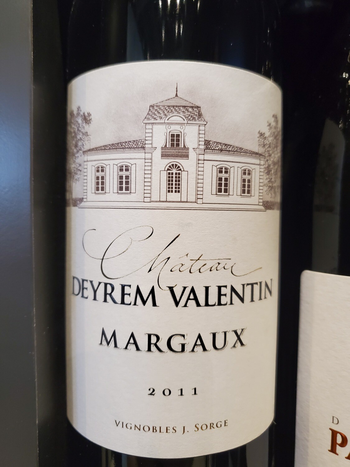 BOTTLE Chateau Deyrem Valentin Margaux