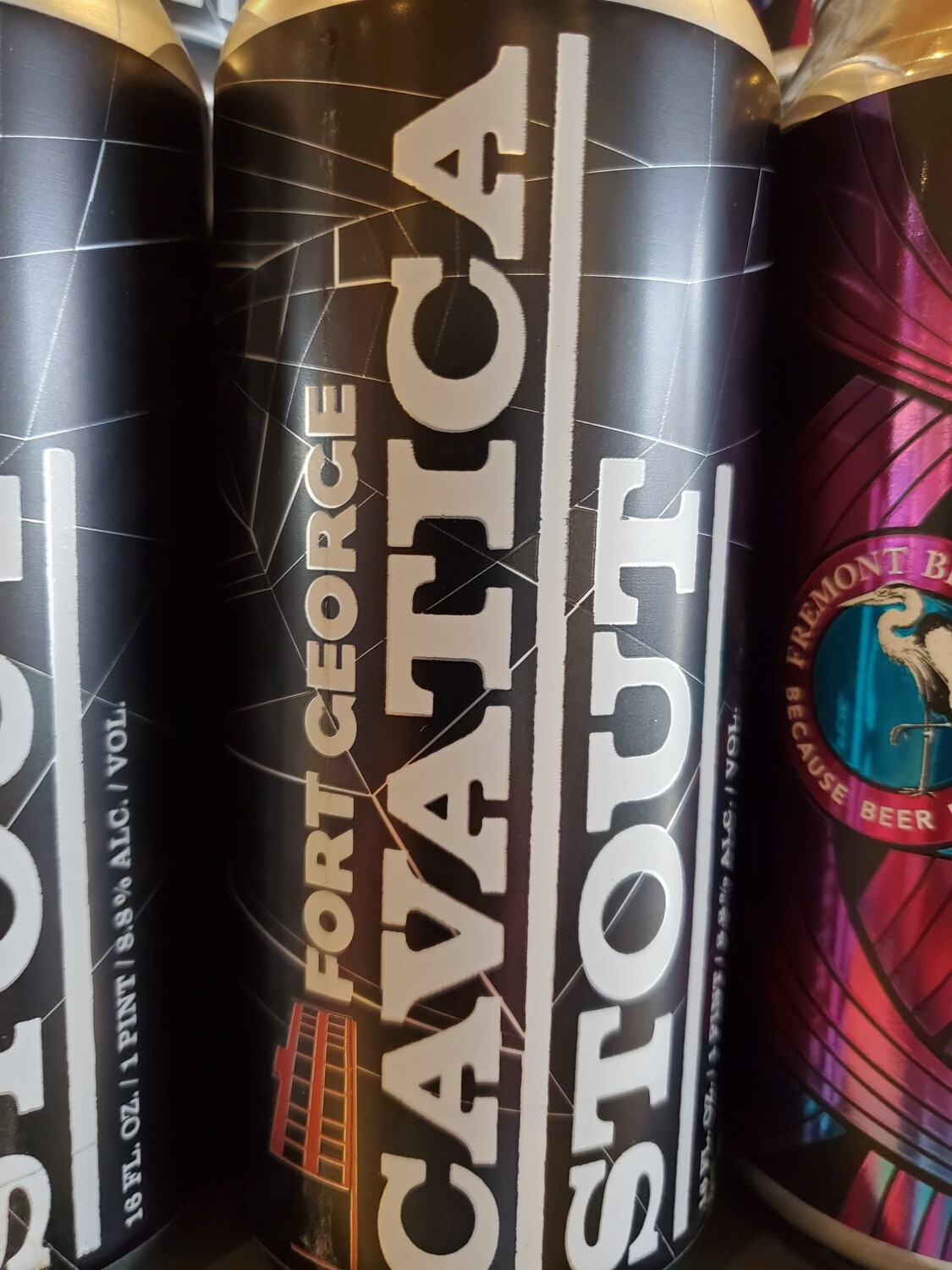 Fort George Cavatica Stout 16oz Cans