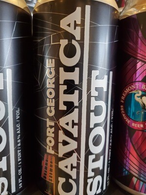 Fort George Cavatica Stout 16oz Cans