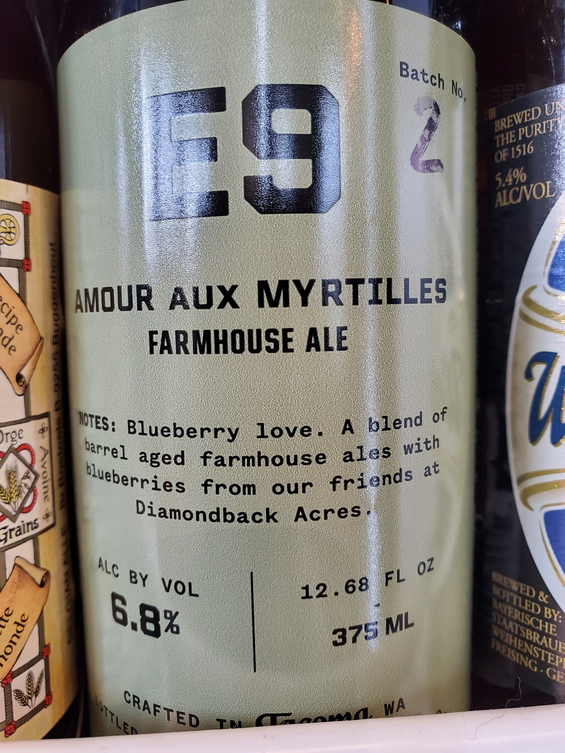 BOTTLES E9 Amour Aux Myrtilles 375ml