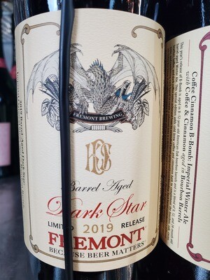 BOTTLE Fremont Kentucky Dark Star 22oz BOTTLE