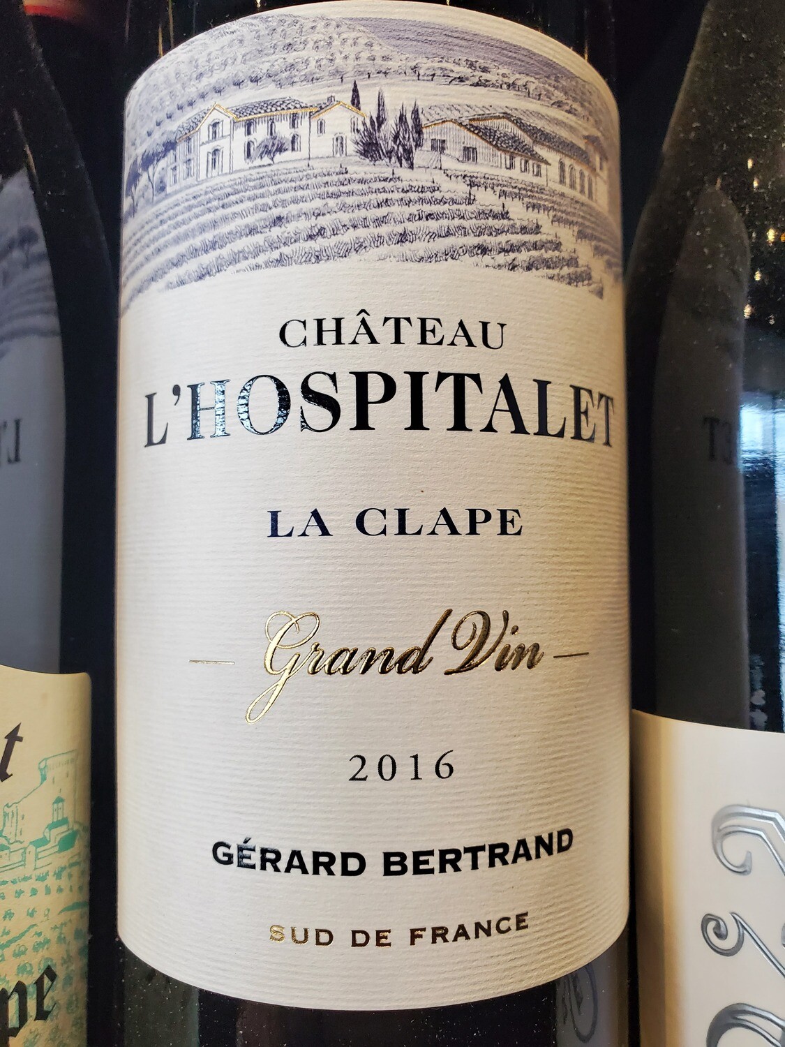 BOTTLE Chateau L&#39;Hospitalet La Clape BOTTLE